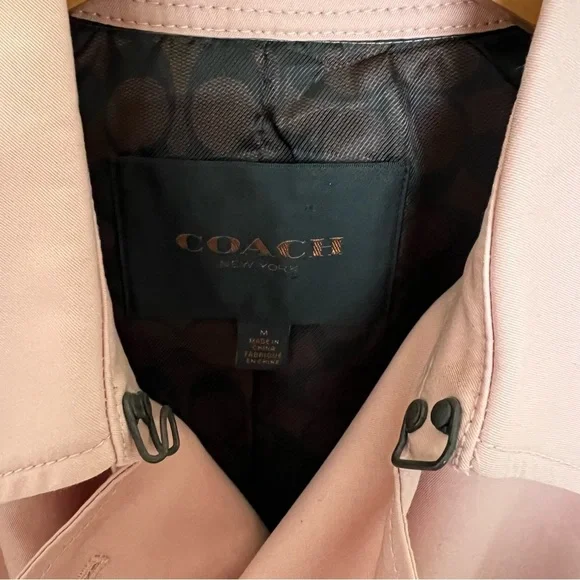 Coach Trench Coat-With Stain* Medium - Picture 5 of 11